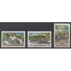 Maldives - 1985 - Nb 1025/1027