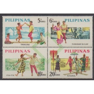 Buy this set of stamps of Philippines of the year 1963 (Nb 575/578).