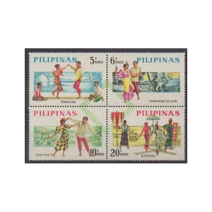 Buy this set of stamps of Philippines of the year 1963 (Nb 575/578).