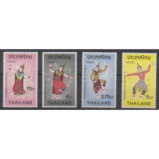 Acheter cette série de timbres de Thaïlande de l'année 1974 (No 689/692).