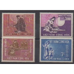 Vietnam du sud - 1966 - No 290/293 - Musique - Neufs avec charnière