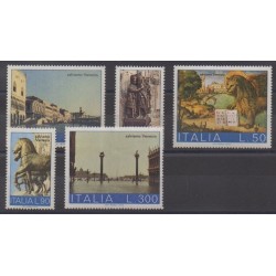 Italy - 1973 - Nb 1125 and 1133/1136 - Sights