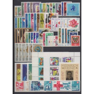 Acheter les timbres et les 4 blocs-feuillets d'Allemagne orientale (RDA) de l'année 1972 (No 1419/1499 - BF29/BF32).