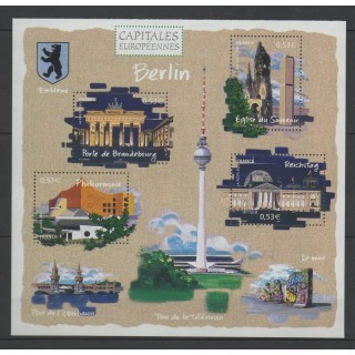Timbres - France - Blocs et feuillets - 2005 - No BF 88 - Sites