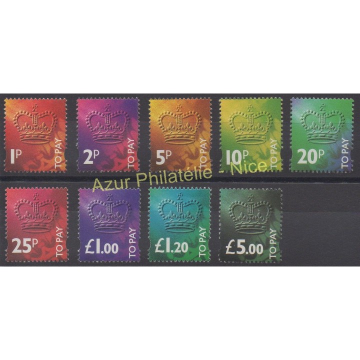 Timbres  - Grande-Bretagne - 1994 - No T98/ T106