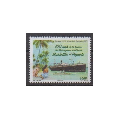 Polynesia - 2023 - Nb 1321 - Postal Service - Boats