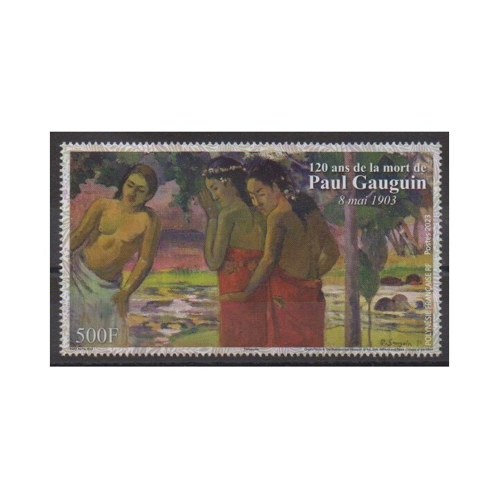 Acheter ce timbre de Polynésie de l'année 2023 (Paul Gauguin).