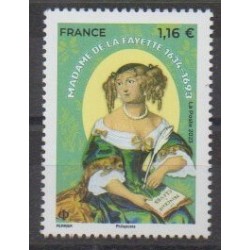 France - Poste - 2023 - Madame de La Fayette - Célébrités