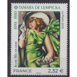 France - Poste - 2023 - Tamara de Lempicka - Peinture