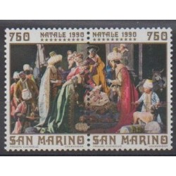 Saint-Marin - 1990 - No 1257/1258 - Noël