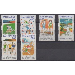 Acheter cette série de timbres de Saint-Marin de l'année 1993 (No 1316/1321).