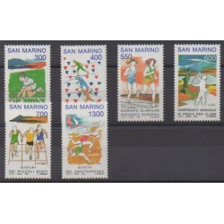 San Marino - 1993 - Nb 1316/1321 - Various sports