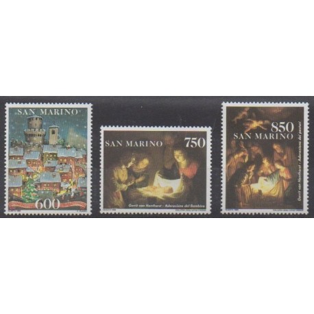 Saint-Marin - 1993 - No 1348/1350 - Noël