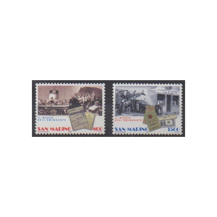 Buy this set of stamps of San Marino of the year 1998 (Nb 1569/1570).