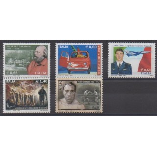 Acheter cette série de timbres d'Italie de l'année 2007 (No 2948/2952).