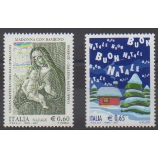 Buy this set of stamps of Italy of the year 2007 (Nb 2970/2971).