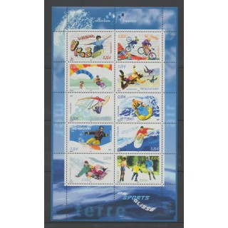 Timbres - France - Blocs et feuillets - 2004 - No BF 76 - Sports divers