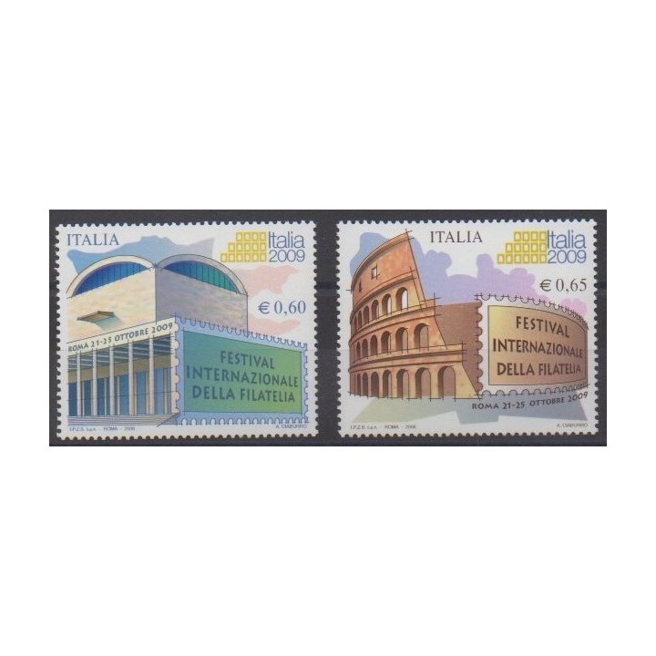Buy this set of stamps of Italy of the year 2008 (Nb 2985/2986).