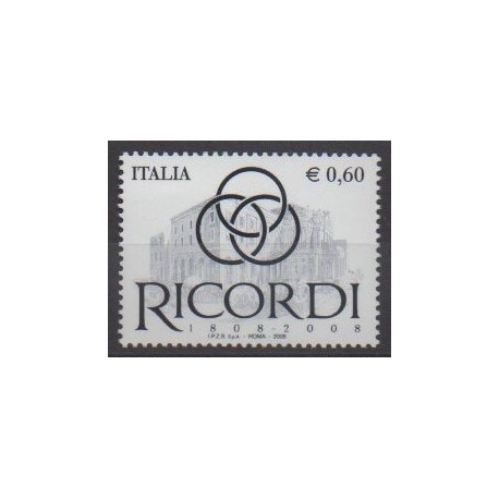 Italie - 2008 - No 2984 - Musique