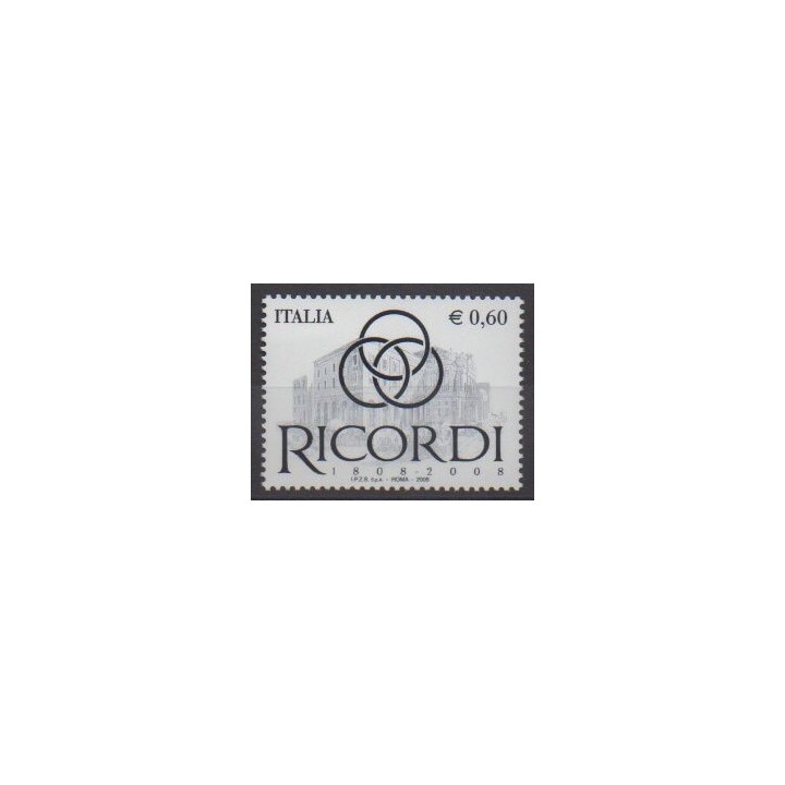 Buy this stamp of Italy of the year 2008 (Nb 2984).