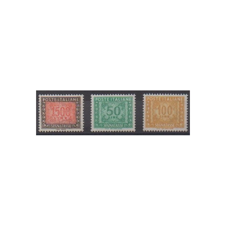 Acheter cette série de timbres d'Italie de l'année 1991 (No T89/T91).
