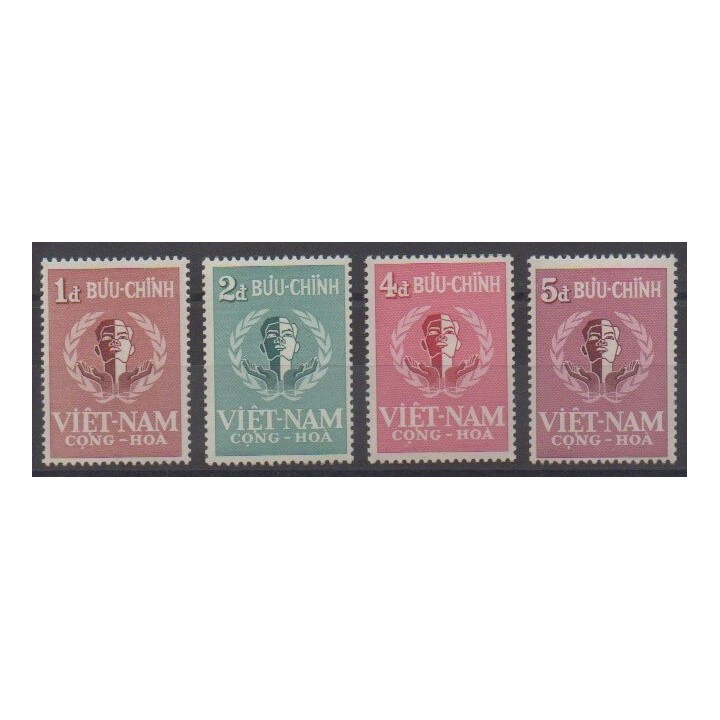 Buy this set of stamps of South Vietnam of the year 1958 (Nb 94/97).