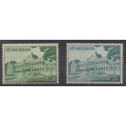 Vietnam du sud - 1959 - No 120/121 - Monuments