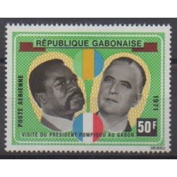 Gabon - 1971 - Nb PA107 - Various Historics Themes