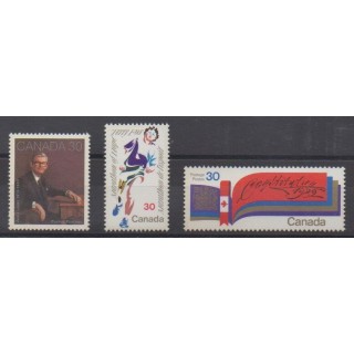 Buy this set of stamps of Canada of the year 1982 (Nb 789/791).