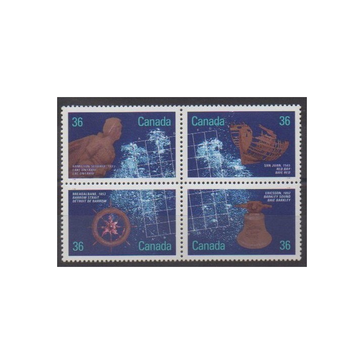 Buy this set of stamps of Canada of the year 1987 (Nb 1015/1018).
