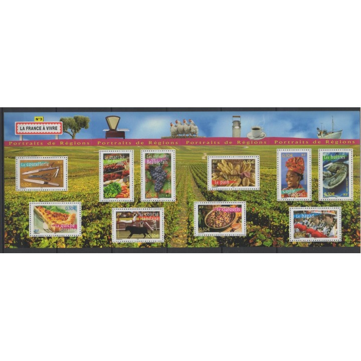 Stamps  - France - Blocks and sheets - 2004 - Nb BF 68