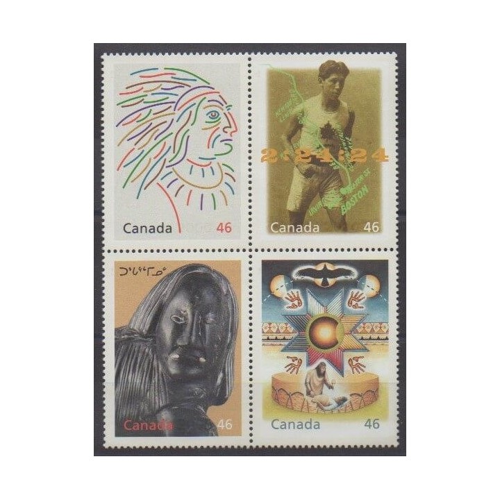 Acheter cette série de timbres du Canada de l'année 2000 (No 1745/1748).