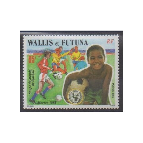 Wallis and Futuna - 1986 - Nb 343 - Soccer World Cup - Childhood