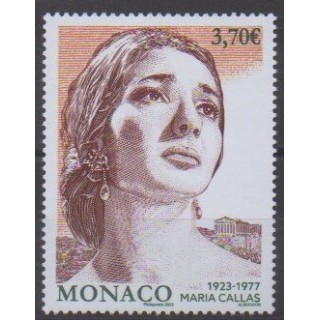 Buy this stamp of Monaco of the year 2023 (Maria Callas).