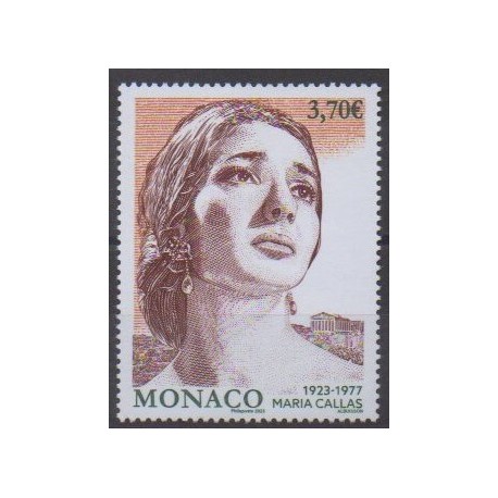 Monaco - 2023 - No 3383 - Musique - Maria Callas