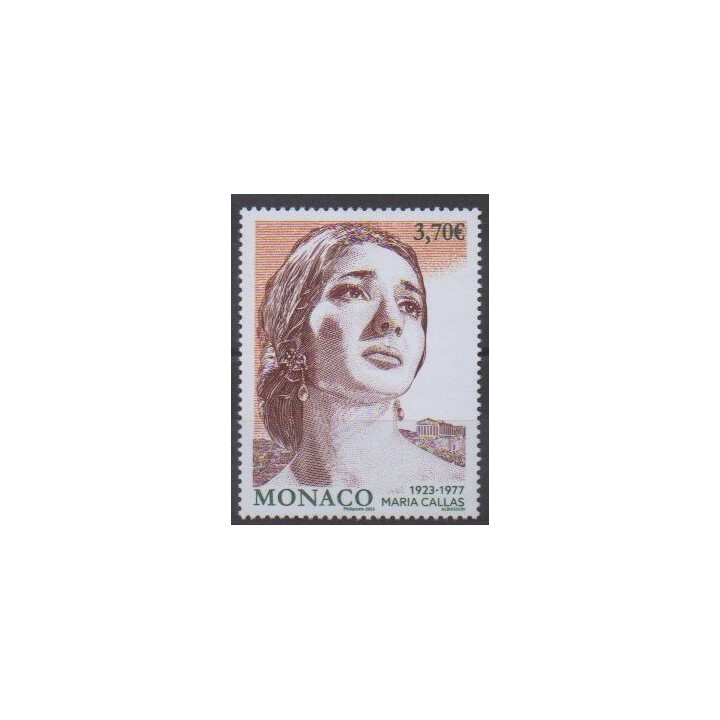 Acheter ce timbre de Monaco de l'année 2023 (Maria Callas).