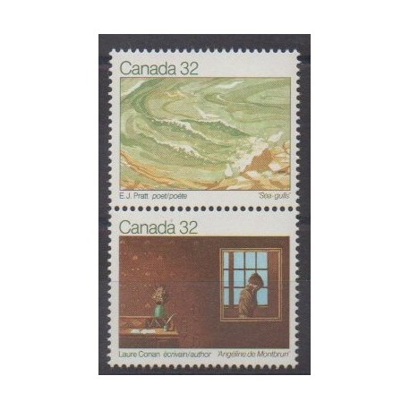 Canada - 1983 - No 835/836 - Littérature