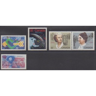 Buy this set of stamps of Canada of the year 1985 (Nb 904/908).