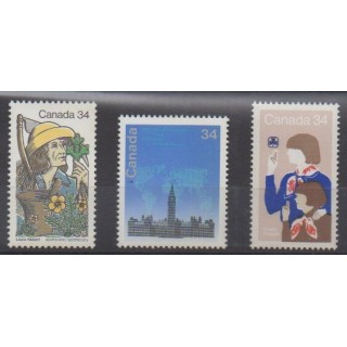 Buy this set of stamps of Canada of the year 1985 (Nb 929/931).