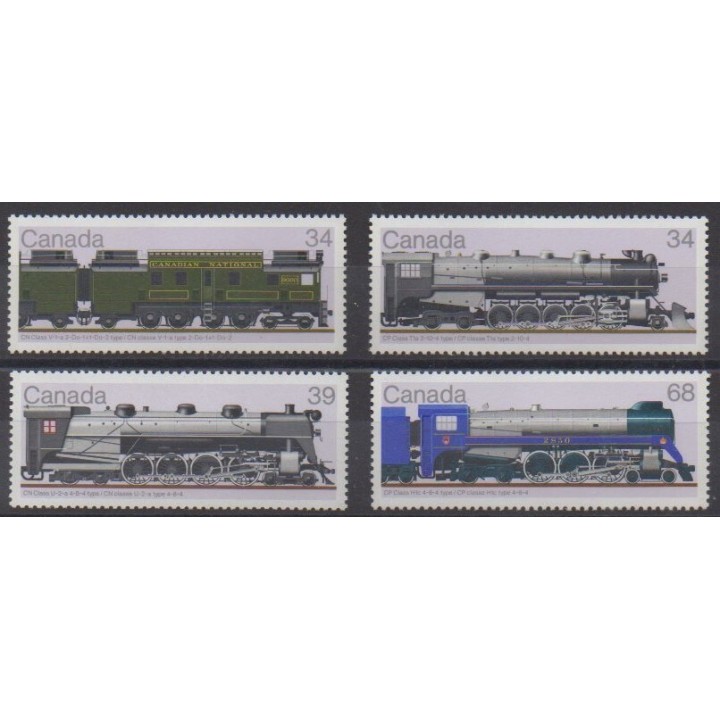 Acheter cette série de timbres du Canada de l'année 1986 (No 978/981).
