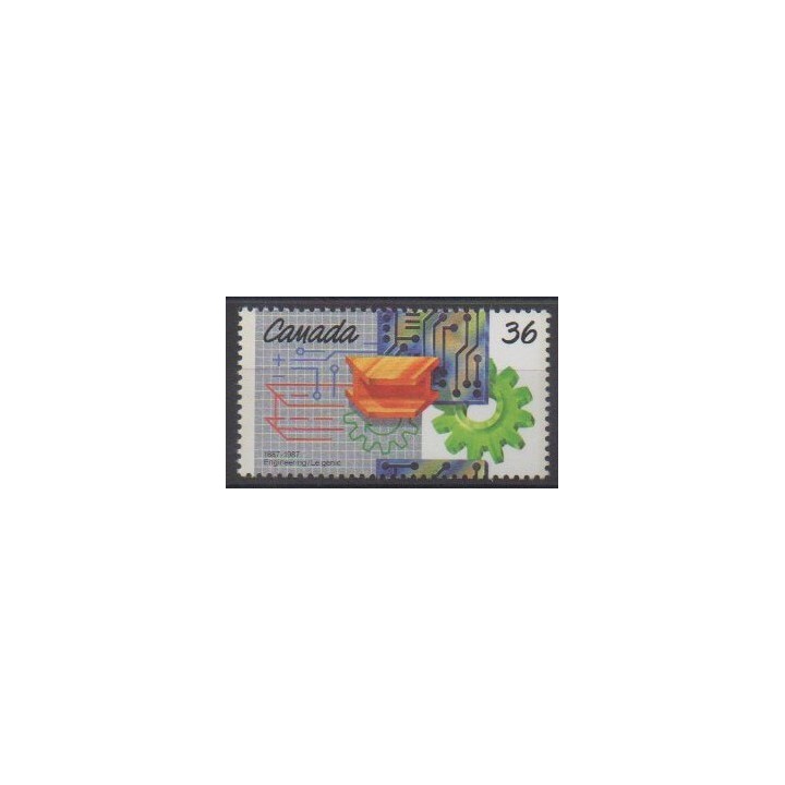 Acheter ce timbre du Canada de l'année 1987 (No 1001).