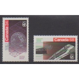 Buy this set of stamps of Canada of the year 1986 (Nb 952/953).