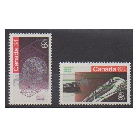 Canada - 1986 - Nb 952/953 - Exhibition