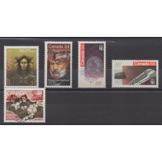 Acheter cette série de timbres du Canada de l'année 1986 (No 950/954).