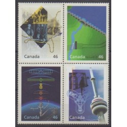 Canada - 2000 - No 1766/1769 - Sciences et Techniques