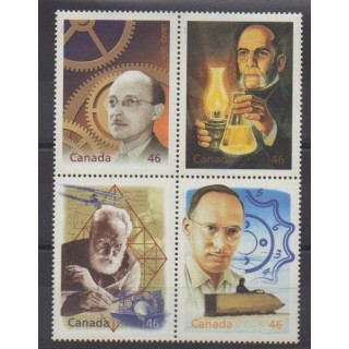 Buy this set of stamps of Canada of the year 2000 (Nb 1770/1773).