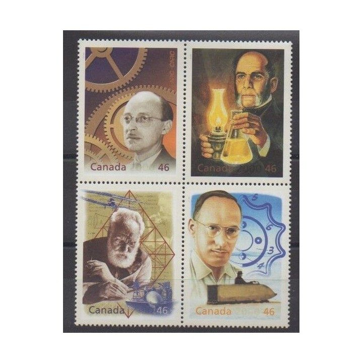 Acheter cette série de timbres du Canada de l'année 2000 (No 1770/1773).