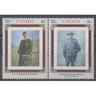 Buy this set of stamps of Canada of the year 2000 (Nb 1825/1826).