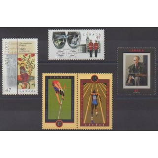 Acheter cette série de timbres du Canada de l'année 2001 (No 1873/1877).