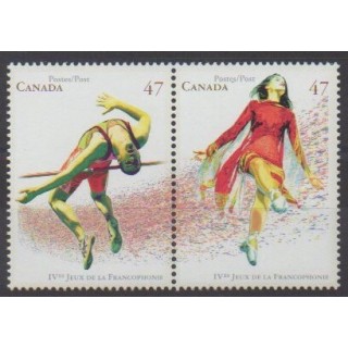 Buy this set of stamps of Canada of the year 2001 (Nb 1848/1849).
